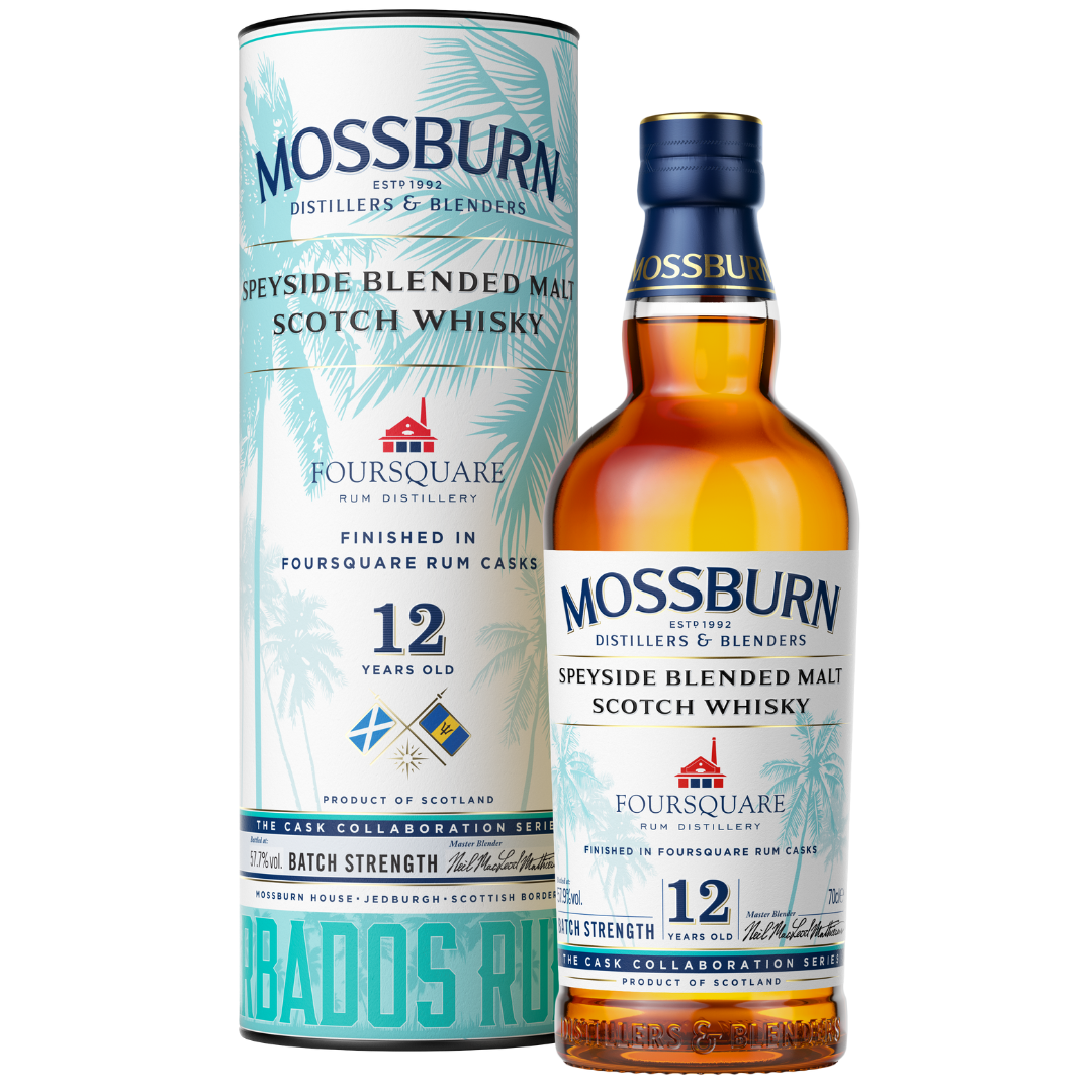 Mossburn x Foursquare: Speyside Blended Malt Scotch Whisky Finished in Foursquare Rum Casks