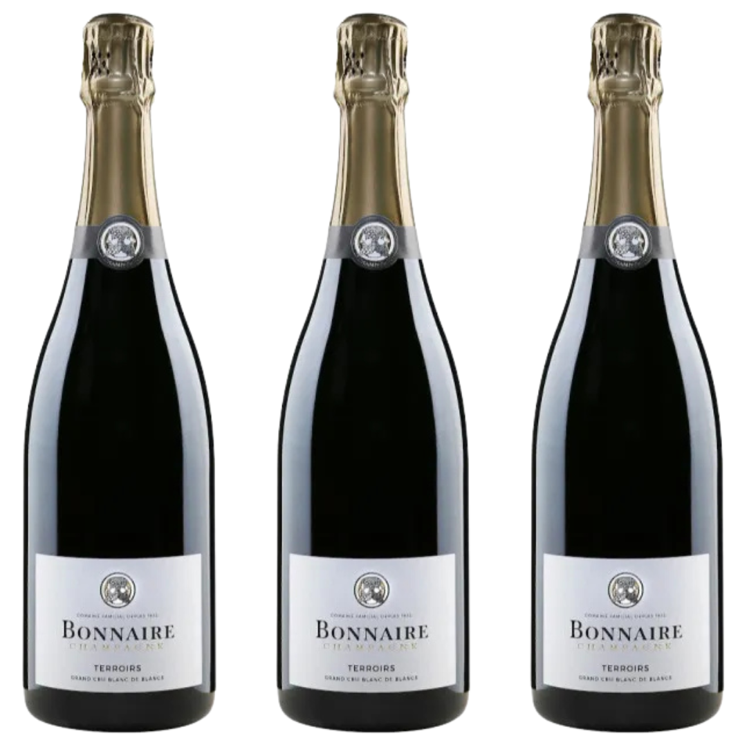 3-Pack: Bonnaire Terroirs Grand Cru Blanc de Blancs Champagne