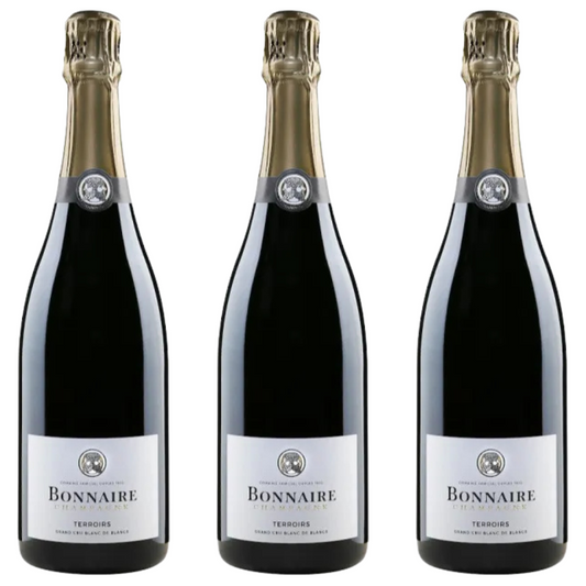 3-Pack: Bonnaire Terroirs Grand Cru Blanc de Blancs Champagne