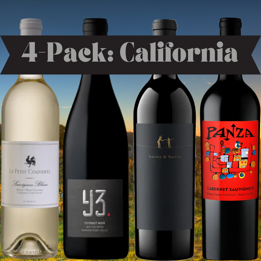 4-Pack Wine Flight California