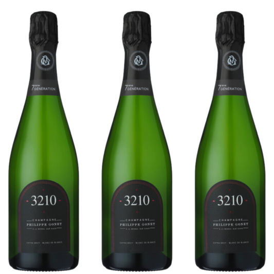 3-Pack: Champagne Philippe Gonet 3210 Extra Brut Blanc de Blancs