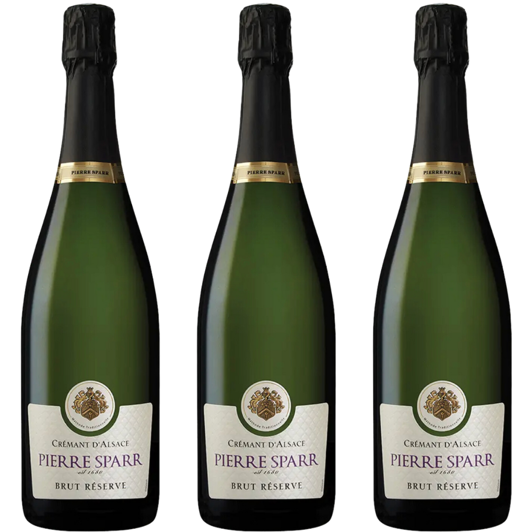 3-Pack: Pierre Sparr Cremant d'Alsace Sparkling Wine